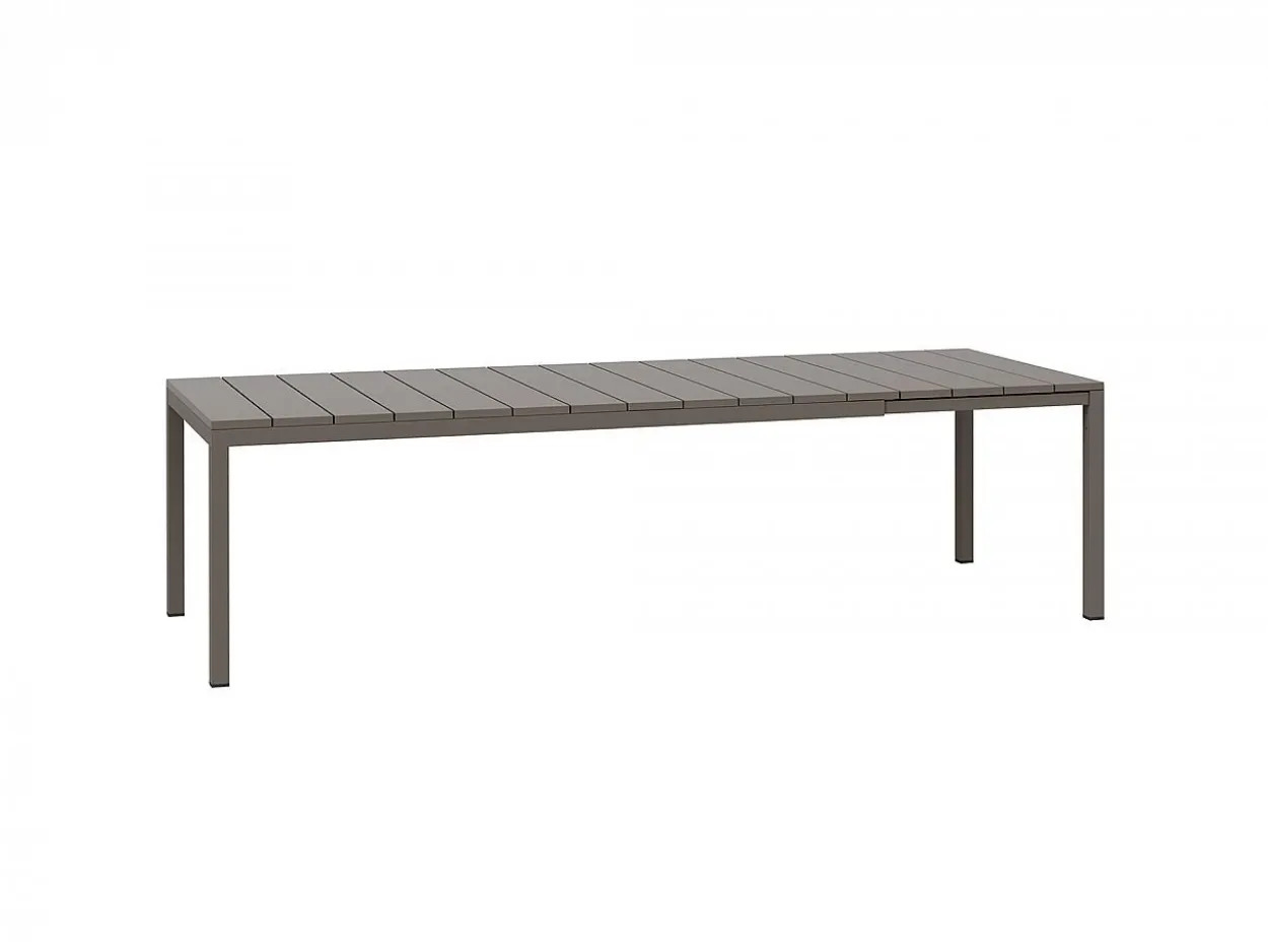 Set tavolo Rio 210/280 con 8 sedie Riva