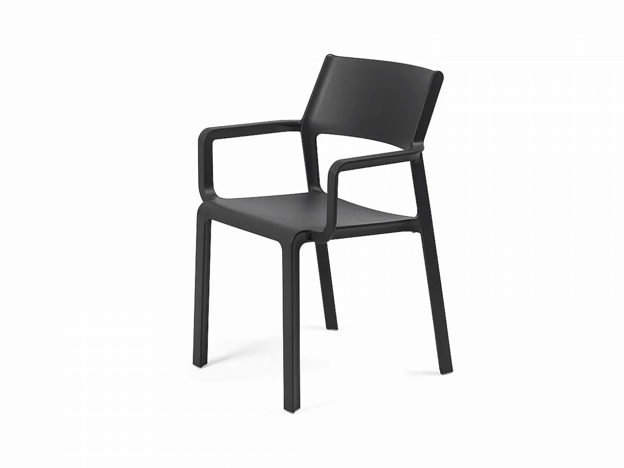 Set tavolo Rio 210/280 con 10 sedie Trill con braccioli