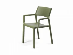 Set tavolo Rio 210/280 con 10 sedie Trill con braccioli