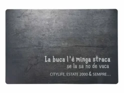 Set 6 Tovagliette double face Dialetto Milanese