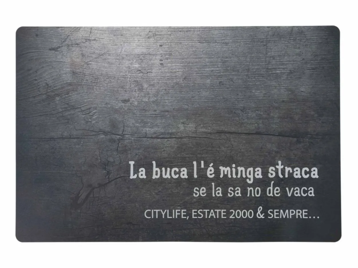 Set 6 Tovagliette double face Dialetto Milanese