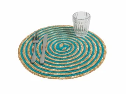 Set 6 Tovagliette turchesi Spiral
