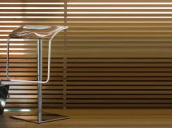Sgabello Arod 570 sedile ABS cromato