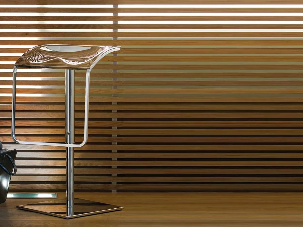 Sgabello Arod 570 sedile ABS cromato