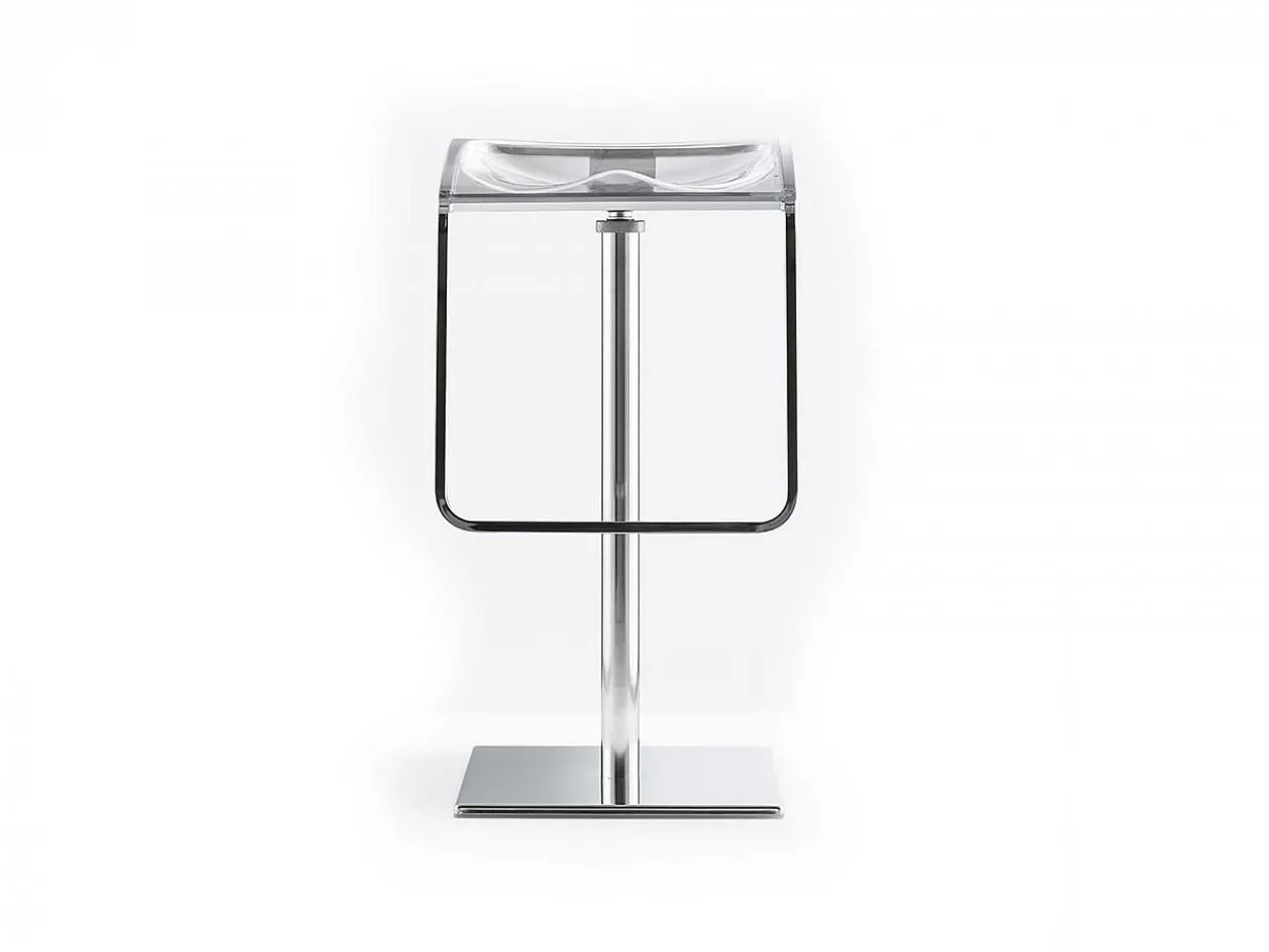 Sgabello Arod 560 sedile ABS cromato
