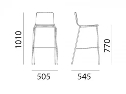 Sgabello Inga 5617