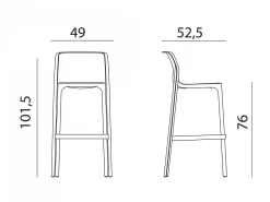 Sgabello Net Stool