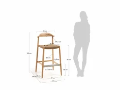 Sgabello Nicole 76
