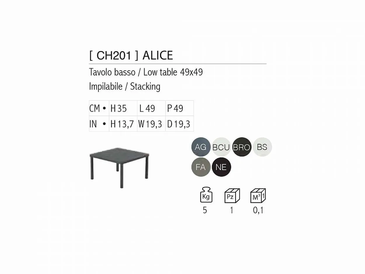Tavolino Alice
