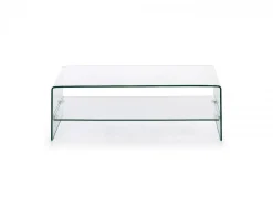 Tavolino Barbarigo 110x55 vetro trasparente