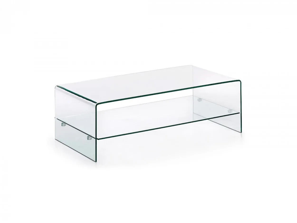 Tavolino Barbarigo 110x55 vetro trasparente
