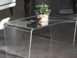 Tavolino Crystal rettangolare
