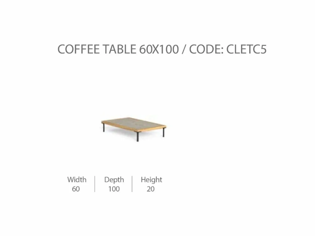 Tavolino da Caffè 60x100 CleoSoft/Wood