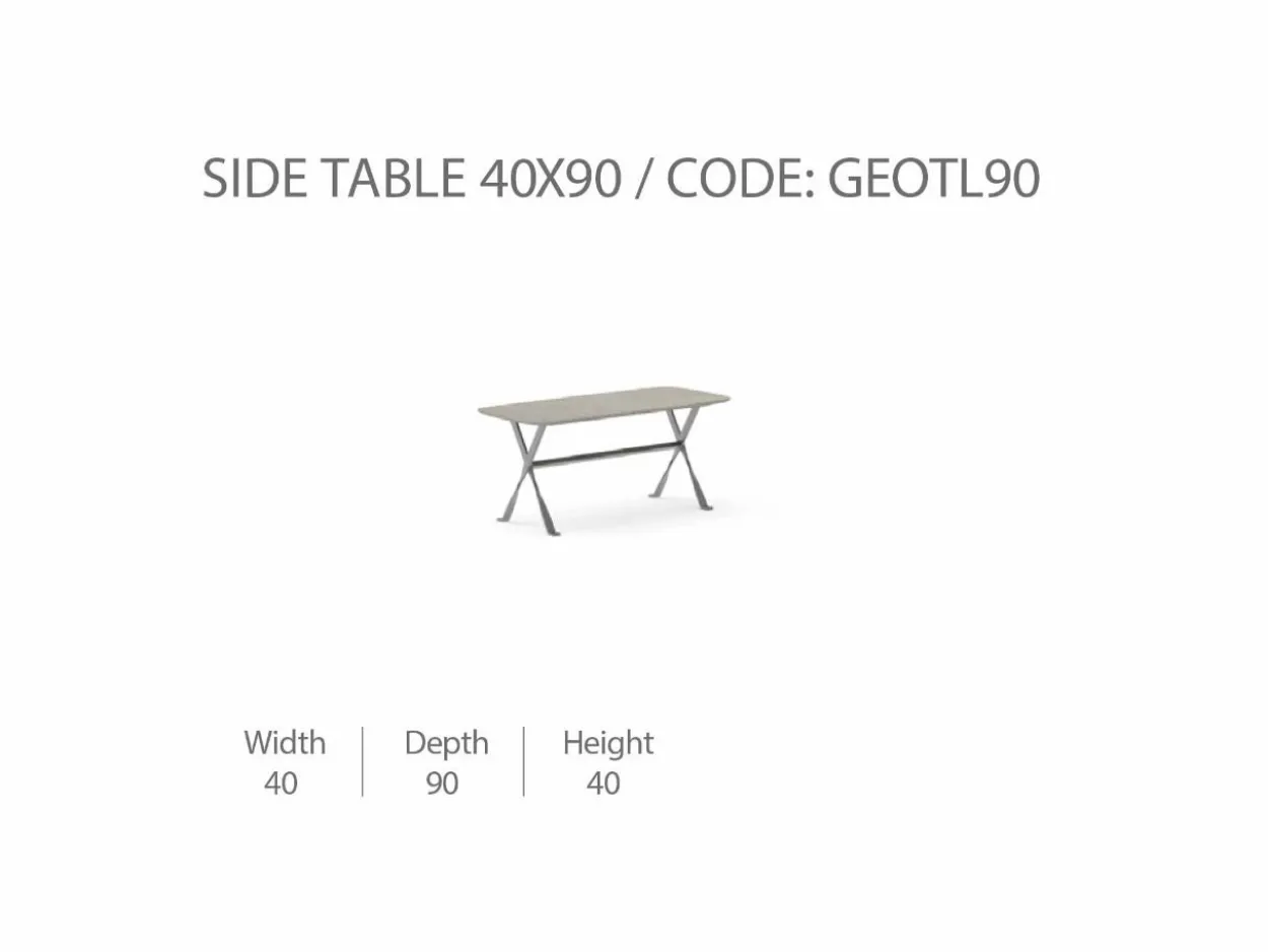 Tavolino George 40x90