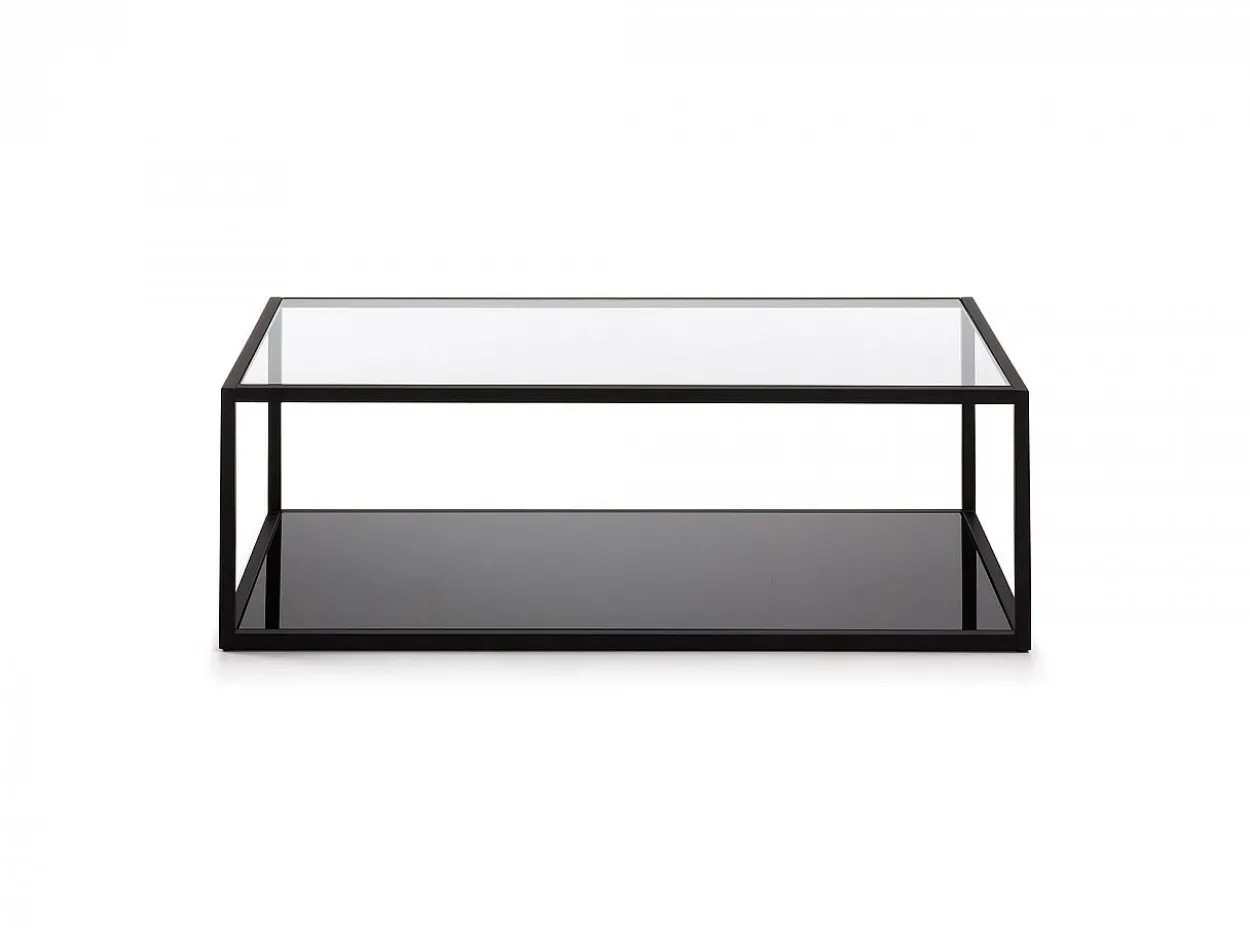 Tavolino Gringo 110x60 metallo e vetro
