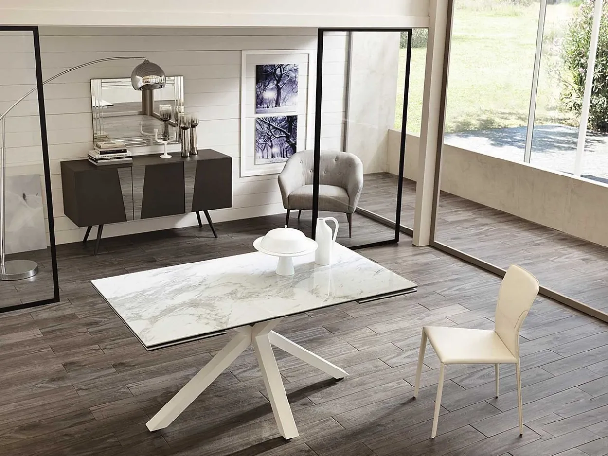 Tavolo allungabile Ceramica 1 160/240 marmo