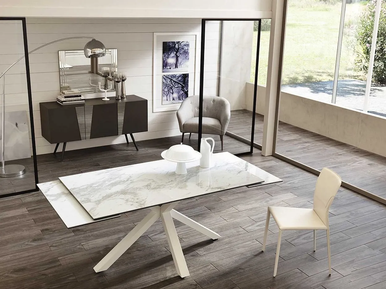 Tavolo allungabile Ceramica 1 160/240 marmo