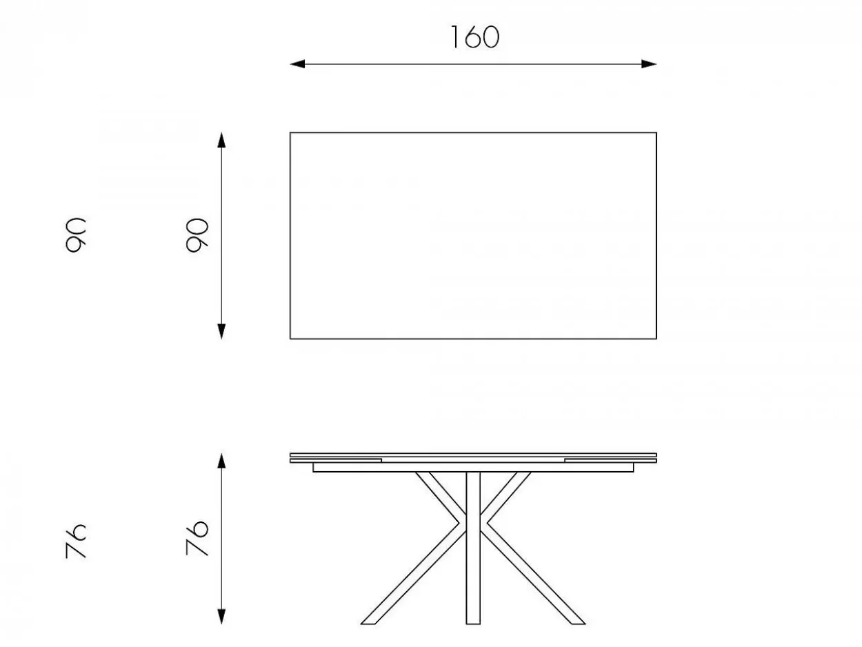 Tavolo allungabile Ceramica 1 160/240