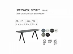 Tavolo allungabile Daisy 220/320