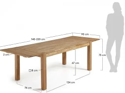 Tavolo allungabile Idra 140/220