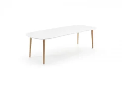 Tavolo allungabile Osvaldo 160/260 Legno Naturale, MDF Laccato