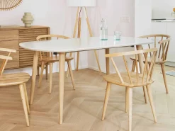 Tavolo allungabile Osvaldo 160/260 Legno Naturale, MDF Laccato