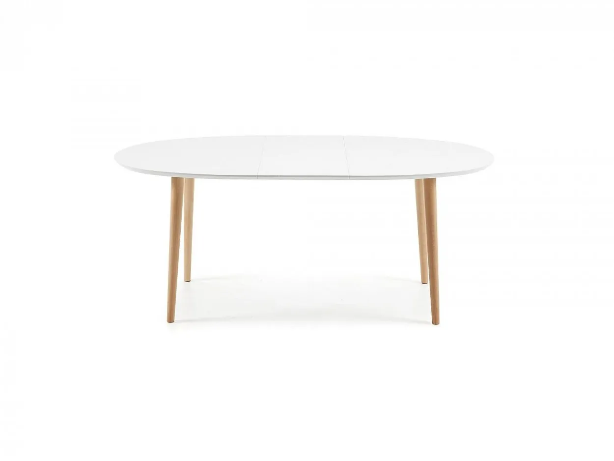 Tavolo allungabile Osvaldo 140/220 Legno Naturale, MDF Laccato