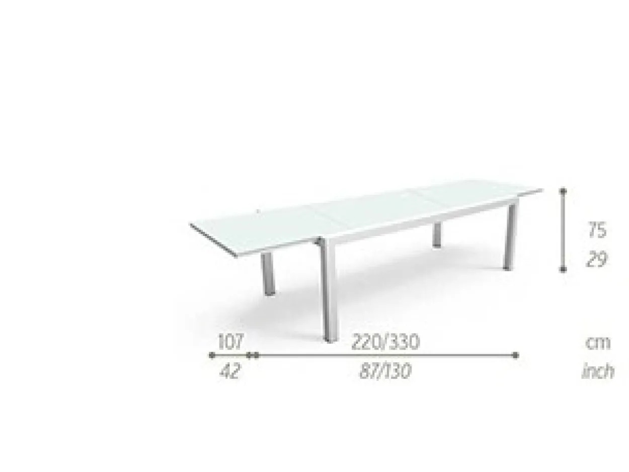 Tavolo allungabile Touch 220/330