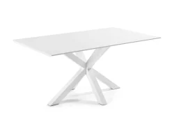 Tavolo Asterisco 200 bianco piano melammina bianco