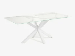 Tavolo Asterisco 160 bianco piano porcellanato