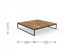 Tavolo Caffè 100x100 Casilda