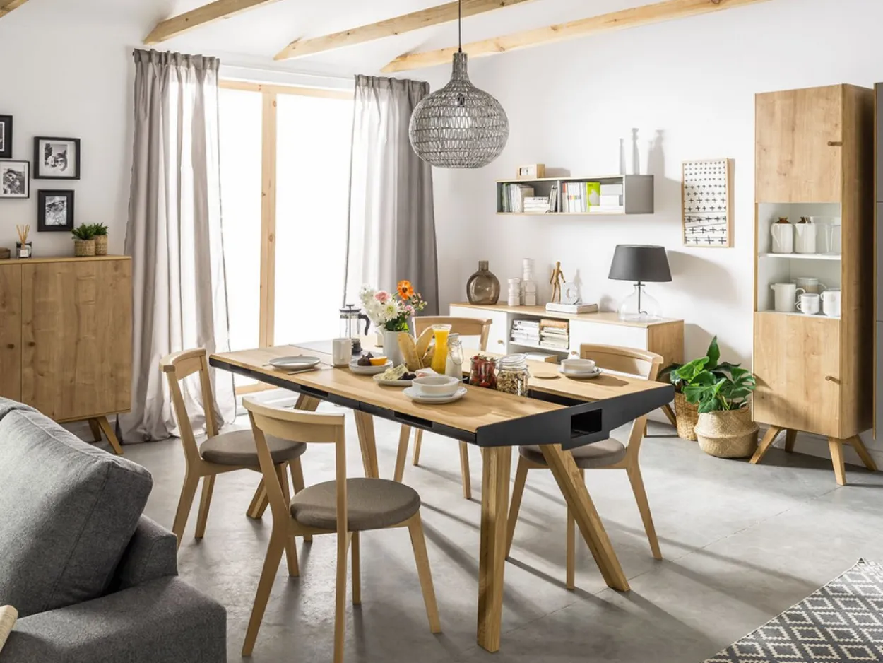 Tavolo con cassetti Nature