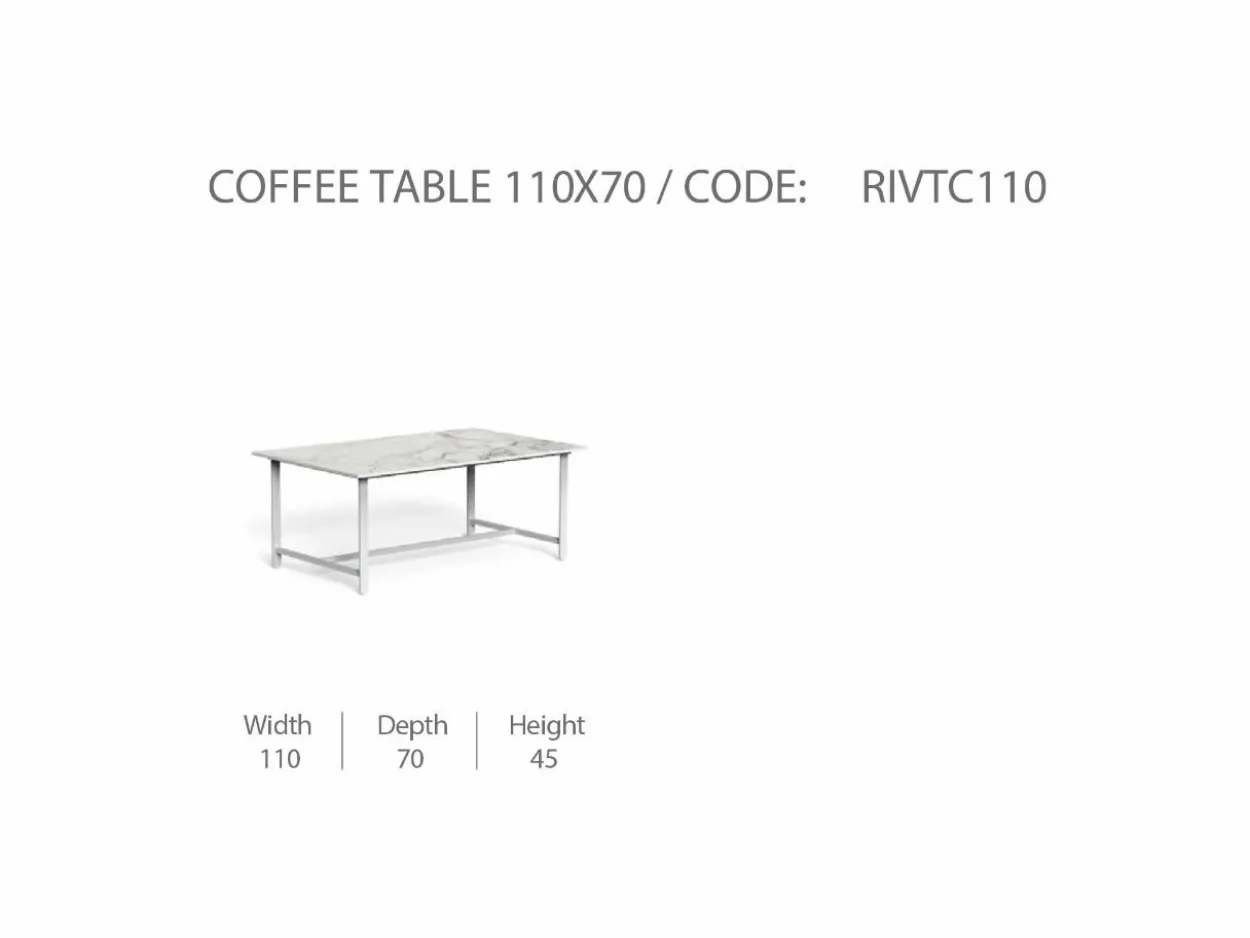 Tavolo da Caffè Riviera 110x70