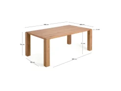 Tavolo Dama 200x100