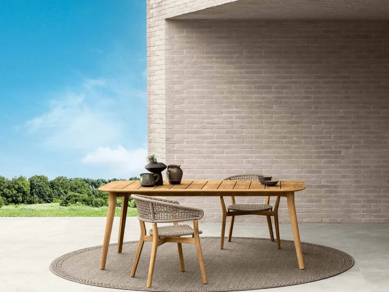 Tavolo da Pranzo Moon/Teak 200x100
