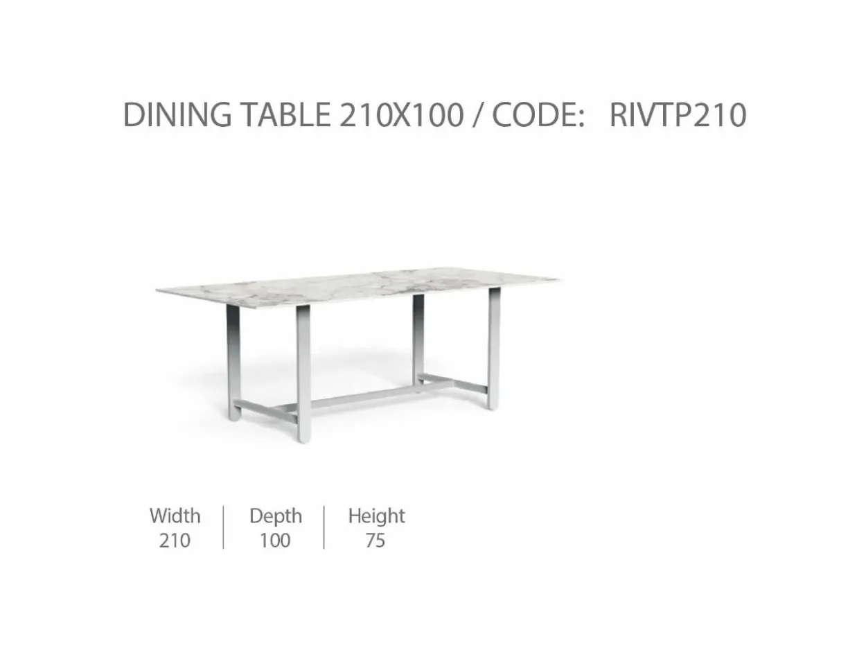 Tavolo da Pranzo Riviera 210x100