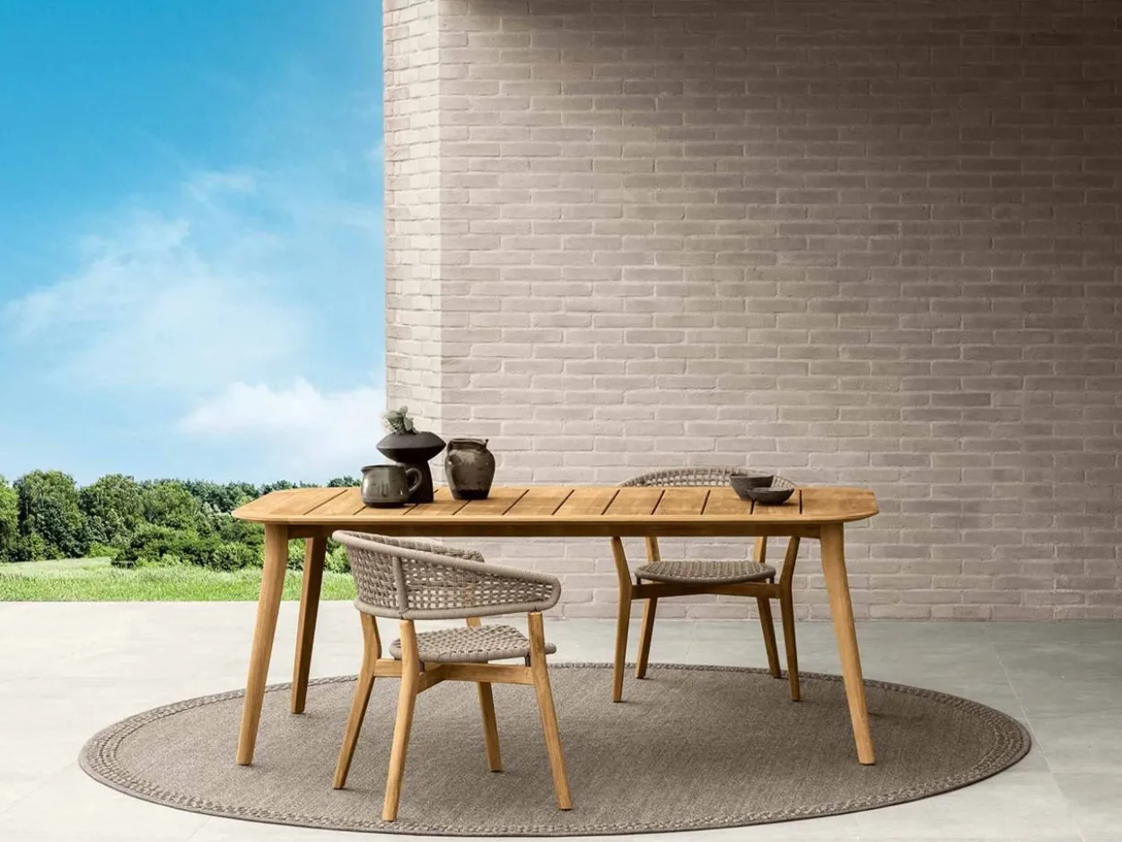 Tavolo Moon/Teak 260x110 piano in Teak