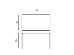 Tavolo Piave 160x90