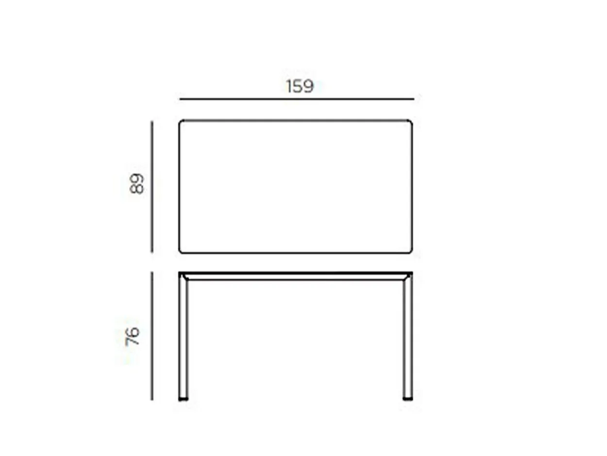Tavolo Piave 160x90