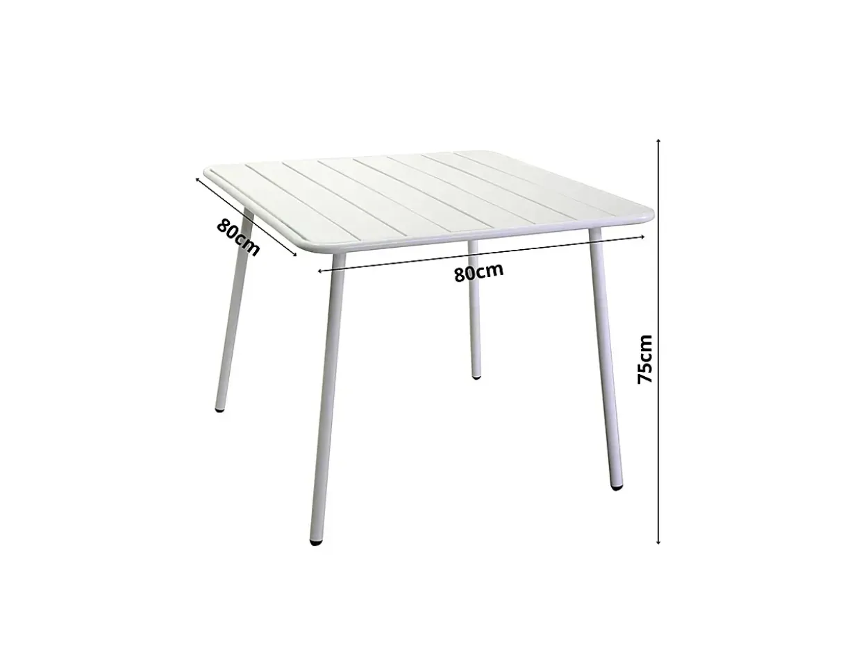 Tavolo Roman 80x80