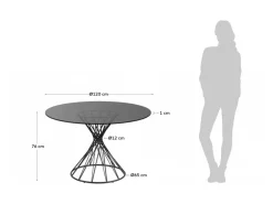 Tavolo rotondo Nosta Ø 120