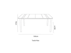 Tavolo Saba 90x160