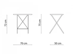 Tavolo Step 70x50