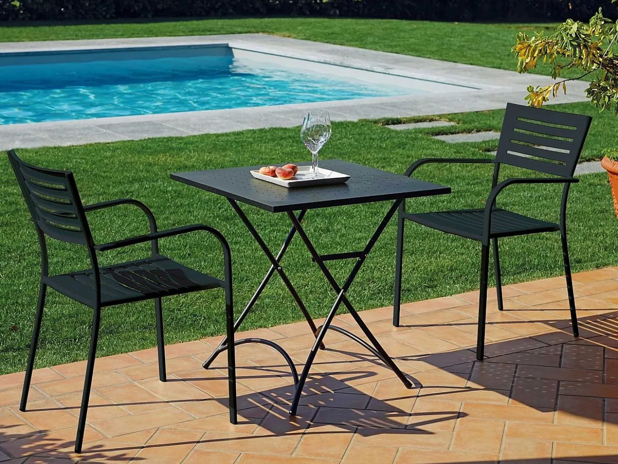 TAVOLO STRESA PIEGHEVOLE 70x70