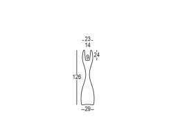 Vaso Moai 126
