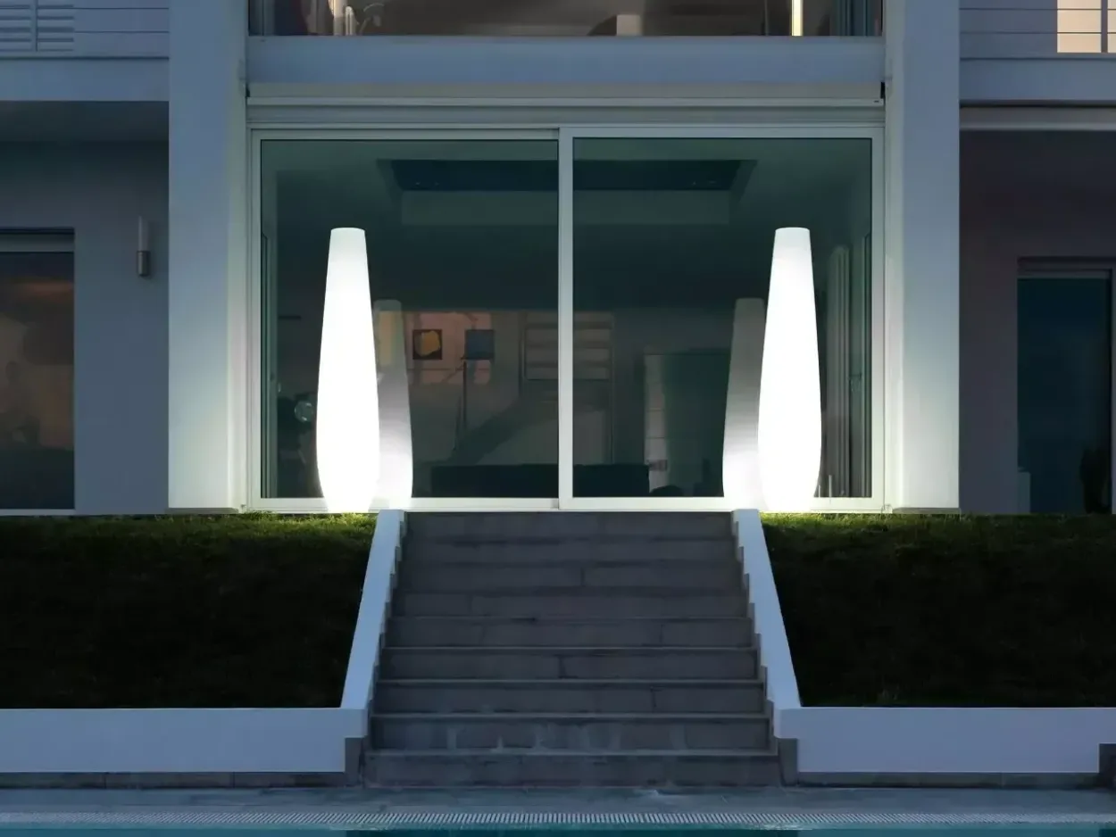 Vaso Nicole Light con Kit Luce Outdoor